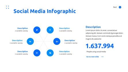 Teleria - Social Media Powerpoint Template, Slide 24, 05898, Data Driven Diagrams and Charts — PoweredTemplate.com