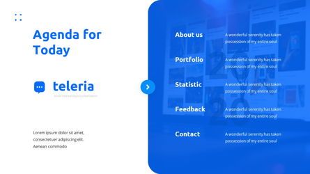 Teleria - Social Media Powerpoint Template, Slide 4, 05898, Data Driven Diagrams and Charts — PoweredTemplate.com