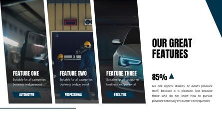 Fortuna - Automotive Powerpoint Template, Slide 7, 05899, Data Driven Diagrams and Charts — PoweredTemplate.com