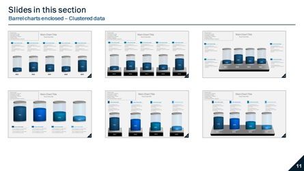 Data-driven column charts - Barrel style, Diapositive 4, 05901, Schémas, graphiques de données — PoweredTemplate.com
