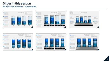Data-driven column charts - Barrel style, Diapositiva 5, 05901, Diagramas basados en datos — PoweredTemplate.com