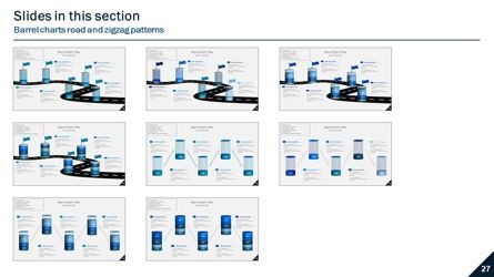 Data-driven column charts - Barrel style, Diapositive 6, 05901, Schémas, graphiques de données — PoweredTemplate.com