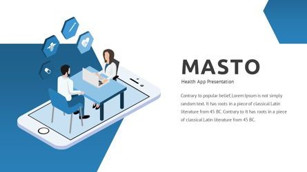 Masto - Medical Apps Powerpoint Template, Diapositiva 2, 05906, Diagramas basados en datos — PoweredTemplate.com