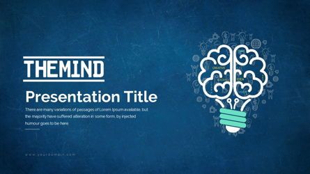 The Mind Power Point Presentation Template, PowerPoint Template, 05913, Business Models — PoweredTemplate.com