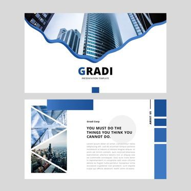 Gradi - PowerPoint Template, 슬라이드 2, 05920, 프레젠테이션 템플릿 — PoweredTemplate.com