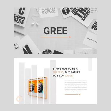 Gree - PowerPoint Template, Slide 2, 05921, Presentation Templates — PoweredTemplate.com