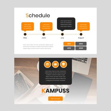 Kampuss - Google Slides Template, Diapositiva 9, 05952, Plantillas de presentación — PoweredTemplate.com