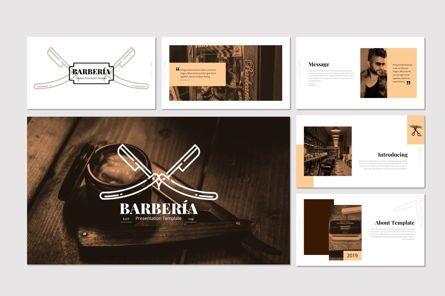 Barberia - Keynote Template, Slide 2, 05958, Presentation Templates — PoweredTemplate.com