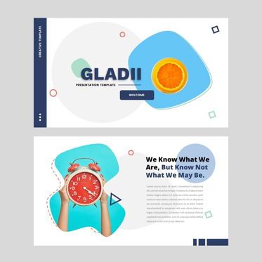Gladii - Creative Google Slide Template, スライド 2, 05963, プレゼンテーションテンプレート — PoweredTemplate.com