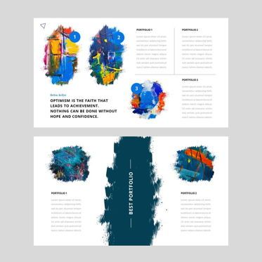 Bruzz - Creative Google Slides Template, Diapositiva 8, 05965, Plantillas de presentación — PoweredTemplate.com