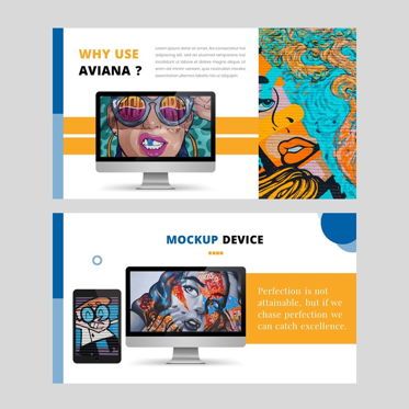 Aviana - Creative Google Slide Template, Slide 10, 05975, Presentation Templates — PoweredTemplate.com