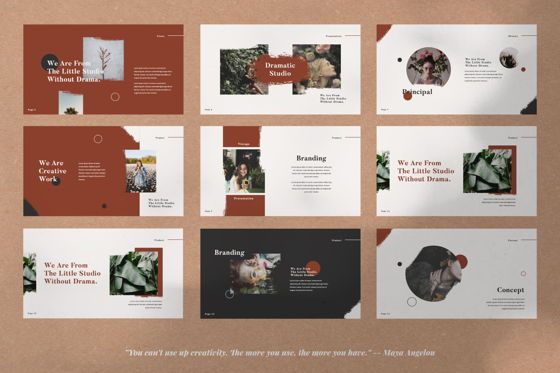Dramatic Brand Powerpoint, Diapositiva 2, 05995, Plantillas de presentación — PoweredTemplate.com