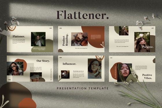 Flattener Creative Powerpoint, Slide 6, 06005, Presentation Templates — PoweredTemplate.com