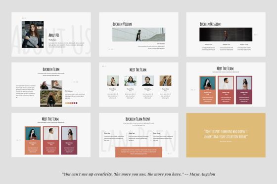 Bucheen Creative Google Slide, Slide 2, 06033, Presentation Templates — PoweredTemplate.com