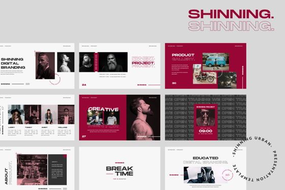 Shinning Creative Powerpoint, Slide 2, 06034, Presentation Templates — PoweredTemplate.com