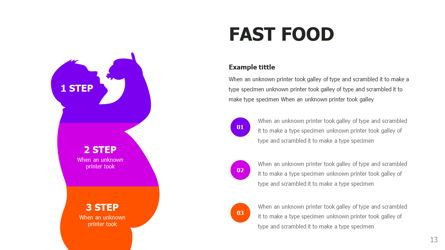 Food and Nutrition Presentation Infographics, Diapositive 13, 06037, Infographies — PoweredTemplate.com