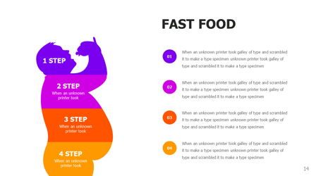Food and Nutrition Presentation Infographics, Diapositiva 14, 06037, Infografías — PoweredTemplate.com