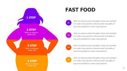 Food and Nutrition Presentation Infographics, Diapositive 17, 06037, Infographies — PoweredTemplate.com