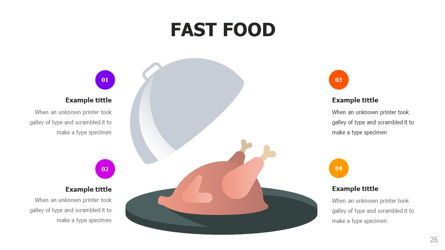 Food and Nutrition Presentation Infographics, スライド 26, 06037, インフォグラフィック — PoweredTemplate.com