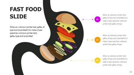 Food and Nutrition Presentation Infographics, Diapositiva 28, 06037, Infografías — PoweredTemplate.com