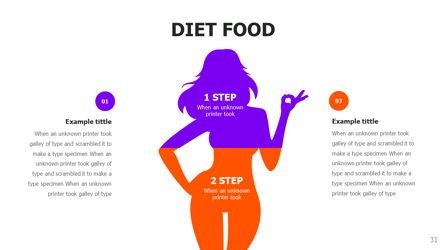 Food and Nutrition Presentation Infographics, Diapositiva 31, 06037, Infografías — PoweredTemplate.com