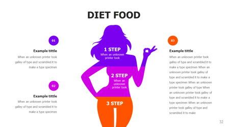 Food and Nutrition Presentation Infographics, Diapositiva 32, 06037, Infografías — PoweredTemplate.com