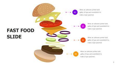 Food and Nutrition Presentation Infographics, Diapositiva 4, 06037, Infografías — PoweredTemplate.com