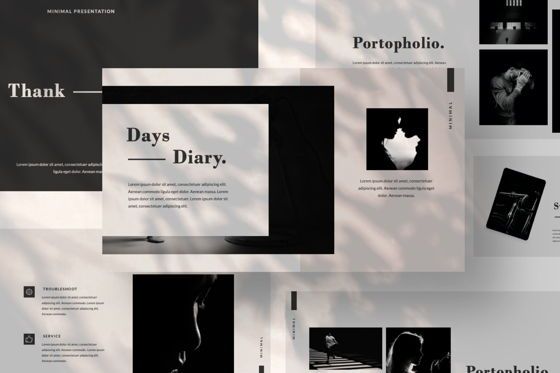 Days Creative Powerpoint, Dia 5, 06040, Presentatie Templates — PoweredTemplate.com