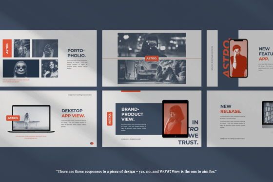 Astro Brand Powerpoint, Diapositiva 6, 06052, Plantillas de presentación — PoweredTemplate.com
