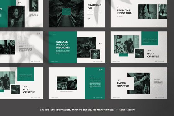 Arata Creative Brand Powerpoint, Slide 2, 06056, Presentation Templates — PoweredTemplate.com