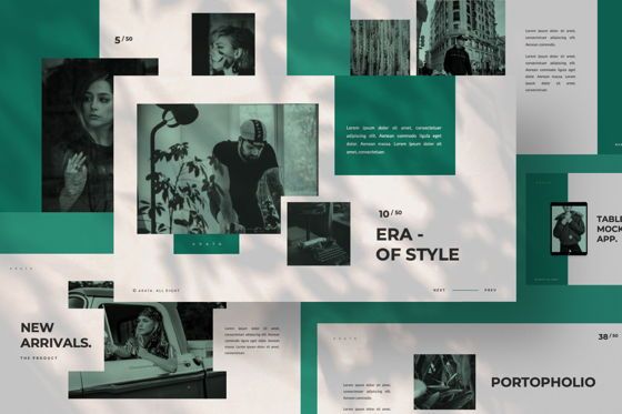Arata Creative Brand Powerpoint, Folie 9, 06056, Präsentationsvorlagen — PoweredTemplate.com