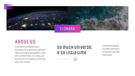 Elonara - Astronomy Powerpoint Template, Slide 6, 06080, Data Driven Diagrams and Charts — PoweredTemplate.com
