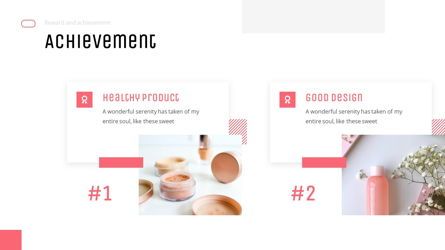 Uniqua - Cosmetics Powerpoint Template, Slide 14, 06089, Data Driven Diagrams and Charts — PoweredTemplate.com