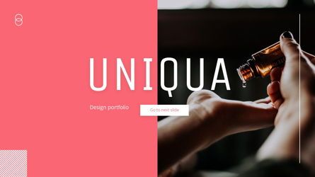 Uniqua - Cosmetics Powerpoint Template, 幻灯片 18, 06089, 数据驱动图和图表 — PoweredTemplate.com