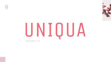 Uniqua - Cosmetics Powerpoint Template, スライド 2, 06089, データベースの図＆グラフ — PoweredTemplate.com