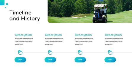 Golio - Golf Powerpoint Template, Slide 10, 06090, Data Driven Diagrams and Charts — PoweredTemplate.com
