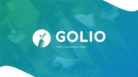 Golio - Golf Powerpoint Template, Deslizar 2, 06090, Diagramas e Gráficos para Dados — PoweredTemplate.com
