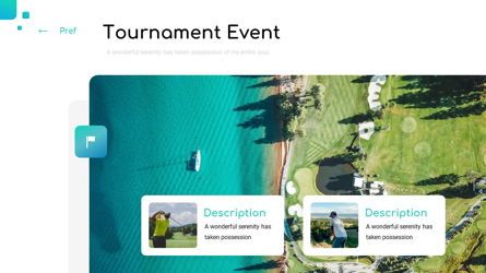 Golio - Golf Powerpoint Template, Slide 9, 06090, Data Driven Diagrams and Charts — PoweredTemplate.com