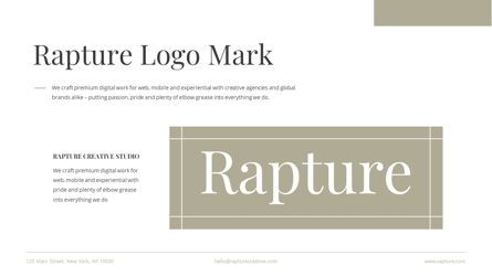 Rapture - Brandbook Powerpoint Template, Diapositive 23, 06091, Schémas, graphiques de données — PoweredTemplate.com