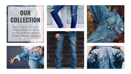 Denim - Fashion Powerpoint Template, Slide 15, 06095, Data Driven Diagrams and Charts — PoweredTemplate.com