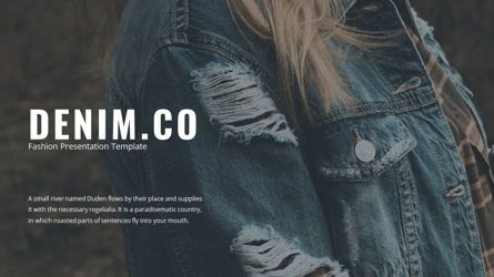 Denim - Fashion Powerpoint Template, Slide 2, 06095, Data Driven Diagrams and Charts — PoweredTemplate.com