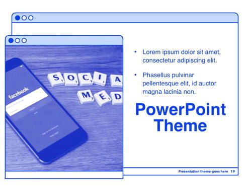 Social Media Guide PowerPoint Template, Slide 20, 06100, Modelli Presentazione — PoweredTemplate.com