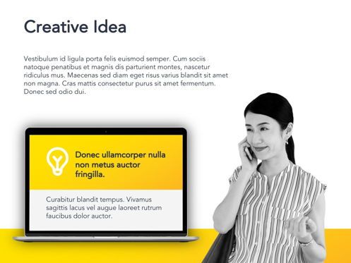 Yellow Concept Google Slides Template, Slide 20, 06122, Modelli Presentazione — PoweredTemplate.com