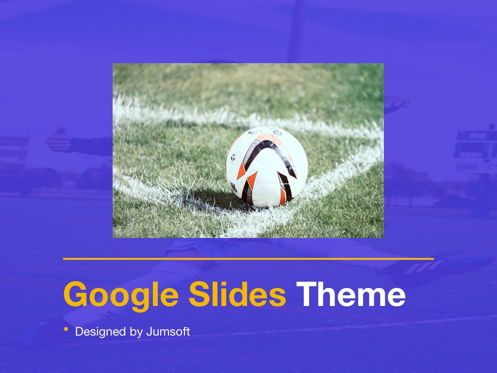 Soccer Google Slides Theme, スライド 10, 06123, プレゼンテーションテンプレート — PoweredTemplate.com