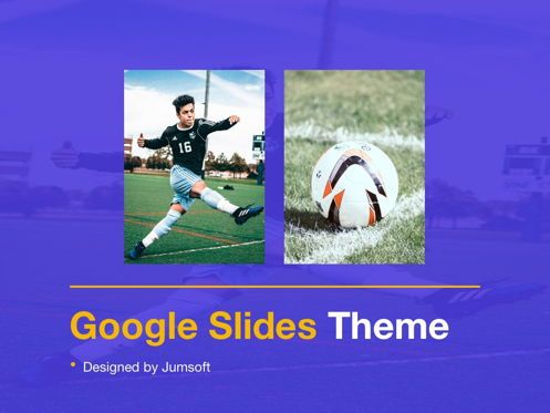 Soccer Google Slides Theme, Slide 11, 06123, Presentation Templates — PoweredTemplate.com