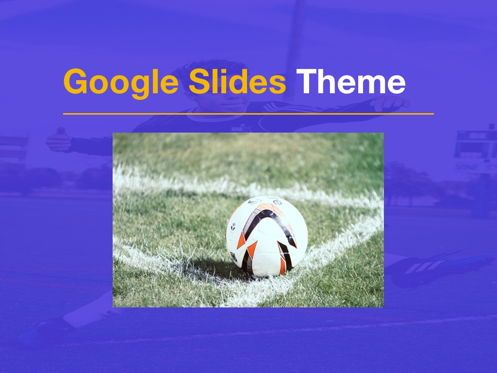 Soccer Google Slides Theme, Slide 12, 06123, Presentation Templates — PoweredTemplate.com