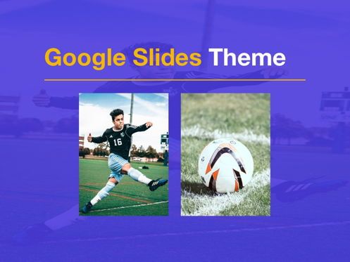 Soccer Google Slides Theme, Slide 13, 06123, Presentation Templates — PoweredTemplate.com