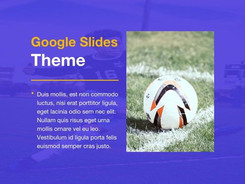 Soccer Google Slides Theme, Slide 14, 06123, Presentation Templates — PoweredTemplate.com