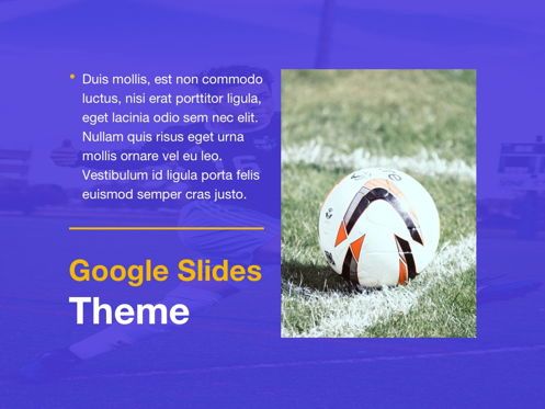 Soccer Google Slides Theme, Slide 16, 06123, Presentation Templates — PoweredTemplate.com