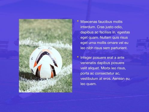 Soccer Google Slides Theme, Slide 19, 06123, Modelli Presentazione — PoweredTemplate.com